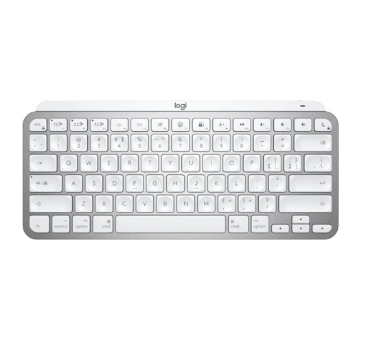 Logitech MX KEYS Mini for Mac Wireless Keyboard - PALE GREY
