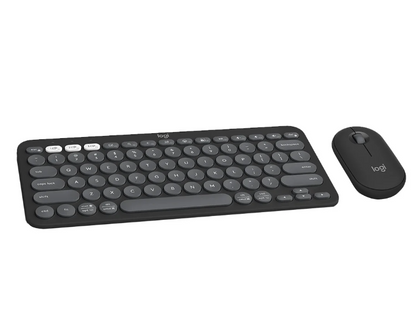 Logitech Pebble 2 Combo Cordless Combos - GRAPHITE