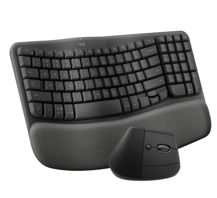 Logitech Wave Keys and Lift Combo Wireless Combo - GRAPHITE