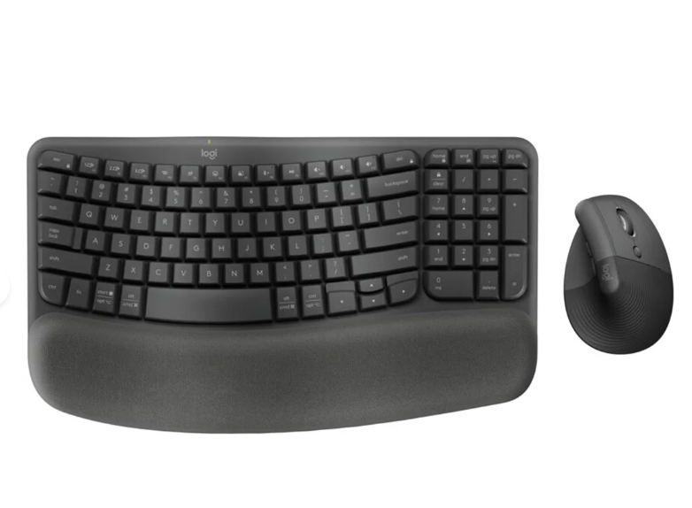 Logitech Wave Keys and Lift Combo Wireless Combo - GRAPHITE