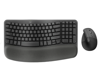 Logitech Wave Keys and Lift Combo Wireless Combo - GRAPHITE